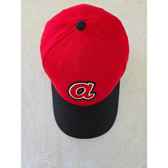 Retro Atlanta Braves New Era 39thirty Baseball Cap- Fitted- Small-Medium Hat - Picture 2 of 6